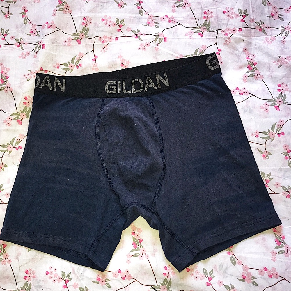Gildan Navy Blue Boxer Brief